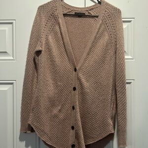 Pink cardigan with pockets